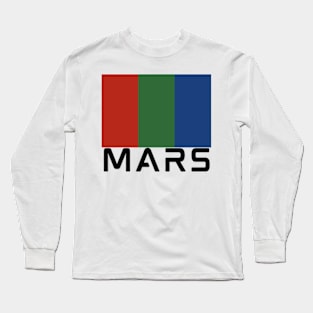 The Flag of the Planet Mars - Martian Flag Long Sleeve T-Shirt